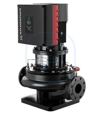 Pompe in-line, corps fonte traitement cataphorèse, à vitesse variable, avec capteur - GRUNDFOS TPE 100-250/2-S (99114824)