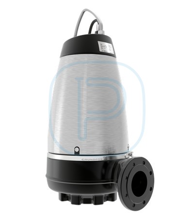 Pompe de relevage avec roue S-tube pour installation submersible ou en fosse sèche - GRUNDFOS SE1.100.150.55.4.51D.B (96048129)