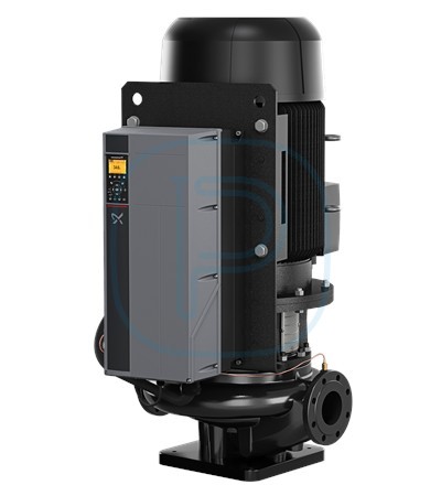Pompe in-line, corps fonte traitement cataphorèse, à vitesse variable, avec capteur - GRUNDFOS TPE 125-400-SC (99474589)