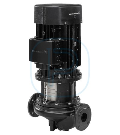 Pompe in-line, corps fonte traitement cataphorèse, à vitesse fixe - GRUNDFOS TP 100-200/4 (96109307)
