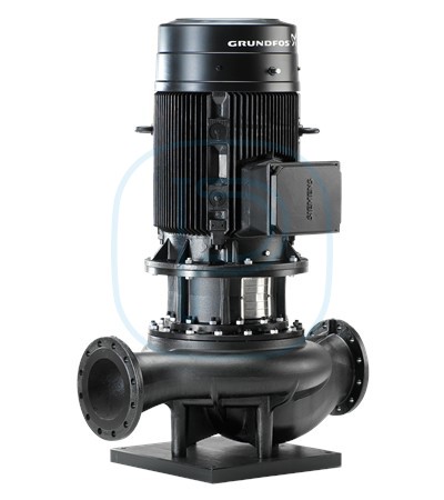 Pompe in-line, corps fonte traitement cataphorèse, à vitesse fixe - GRUNDFOS TP 125-340/4 (98742560)