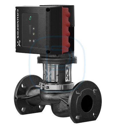 Pompe in-line, corps fonte traitement cataphorèse, à vitesse variable, sans capteur - GRUNDFOS TPE2 100-150-N (98438367)