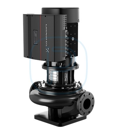 Pompe in-line, corps fonte traitement cataphorèse, à vitesse variable, sans capteur - GRUNDFOS TPE 100-330/4 (96110404)