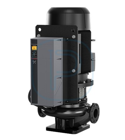 Pompe in-line, corps fonte traitement cataphorèse, à vitesse variable, sans capteur - GRUNDFOS TPE 100-480-NC (99473943)