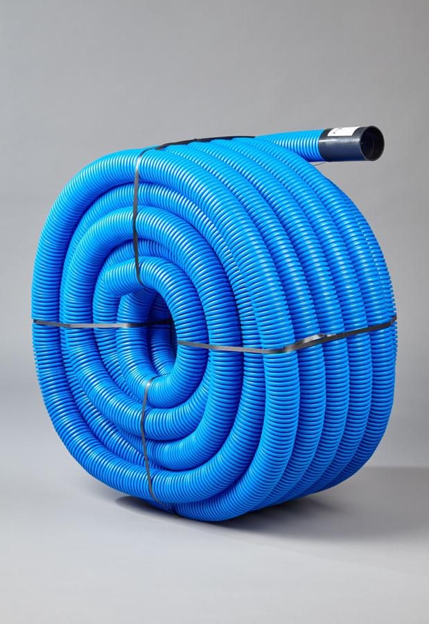 Gaine TPC DIAM63 bleu couronne de 25m