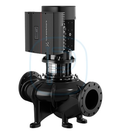 Pompe in-line, corps fonte traitement cataphorèse, à vitesse variable, sans capteur - GRUNDFOS TPE 150-170/4 (98908252)