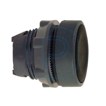 Tête bouton poussoir - affleurant - Ø22 - noir - gamme Harmony XB5