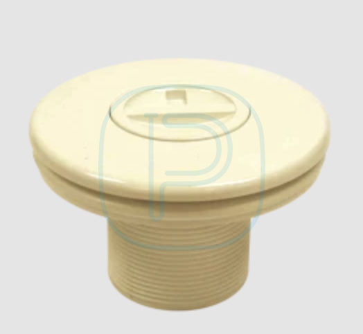 Prise balai pour piscine liner. Filetage extérieur 2", Ø intérieur 50 Sable