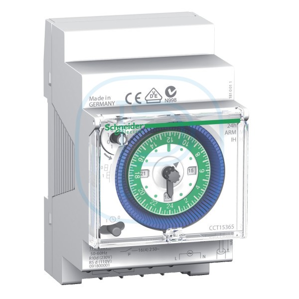 CCT15365 Acti9 IH - Interrupteur horaire électromécanique - 24H - Réserve de marche 150h