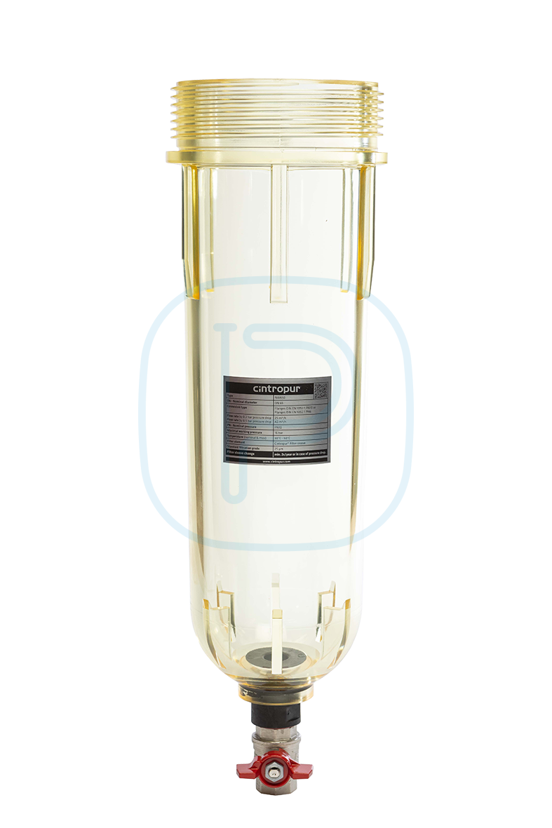 NW500/650/800 Cloche transparente + adaptateur + vanne