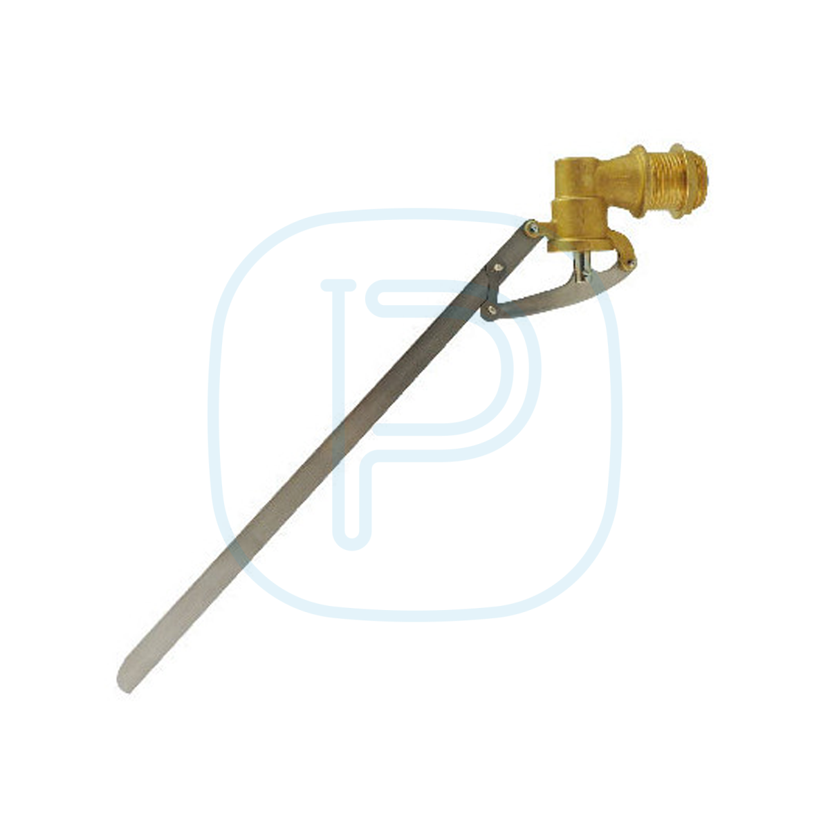 *913 ROB.FLOT.SIEGE LAITON 1" TIGE PLATE INOX