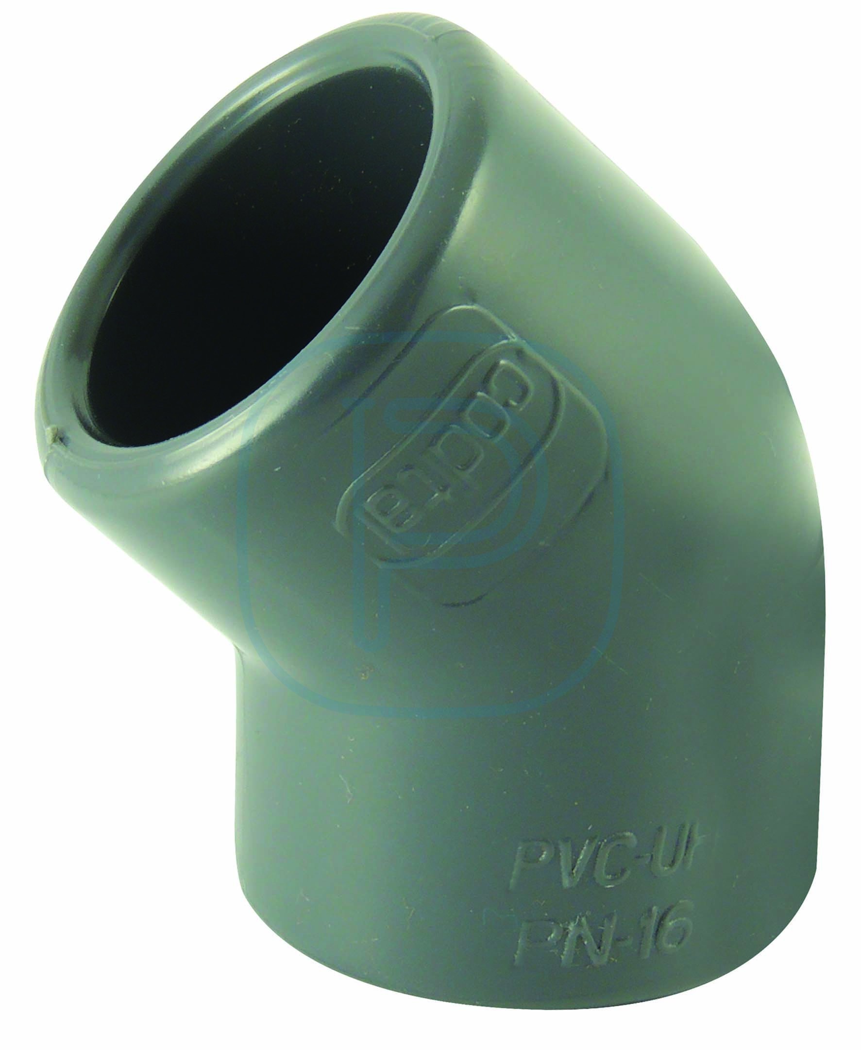 5041 COUDE 45°FF PVC 75