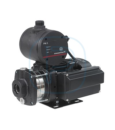 SURPRESSEUR POUR ADDUCTION D'EAU DOMESTIQUE avec PM - GRUNDFOS CMB 1-27 + PM1 2,2  (97530168)