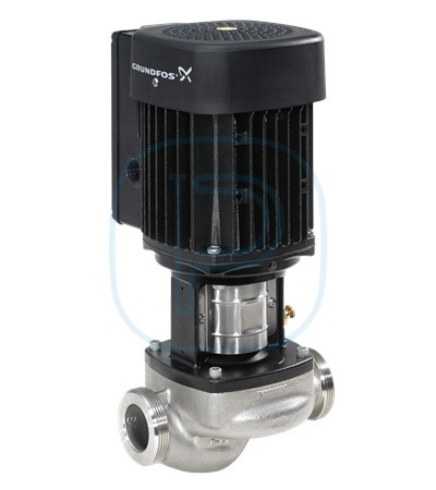 Pompe in-line simple en acier inoxydable pour eau chaude sanitaire - GRUNDFOS TP 25-50/2 (98346612)