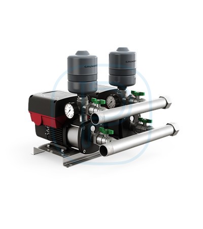 SURPRESSEUR POUR ADDUCTION D'EAU DOMESTIQUE avec RÉSERVOIR - GRUNDFOS CMB 5-37 (97766990)