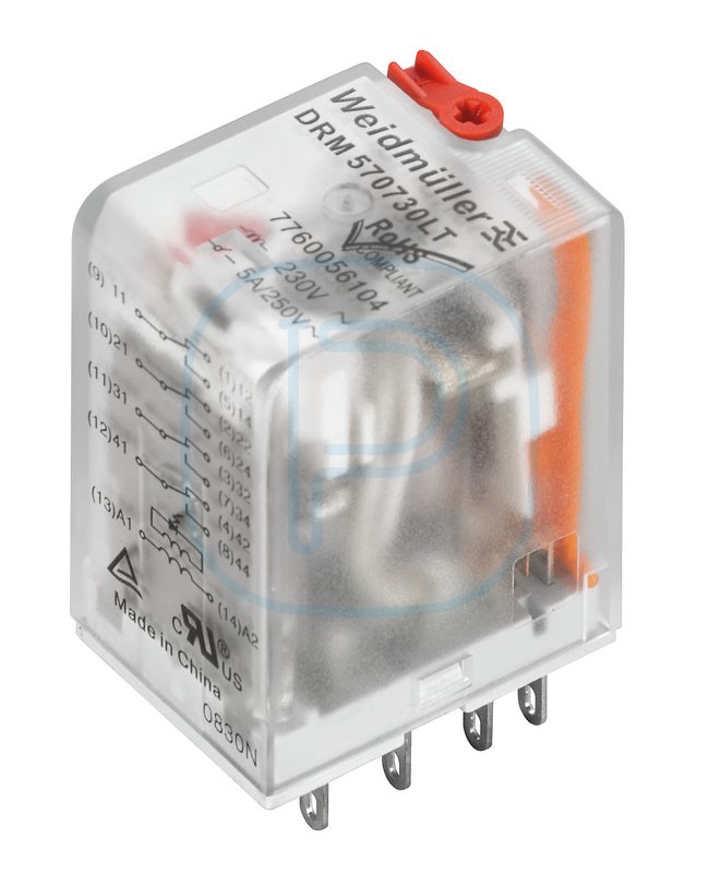 Bobine relais 2 contacts (24vac - 10A/230V)