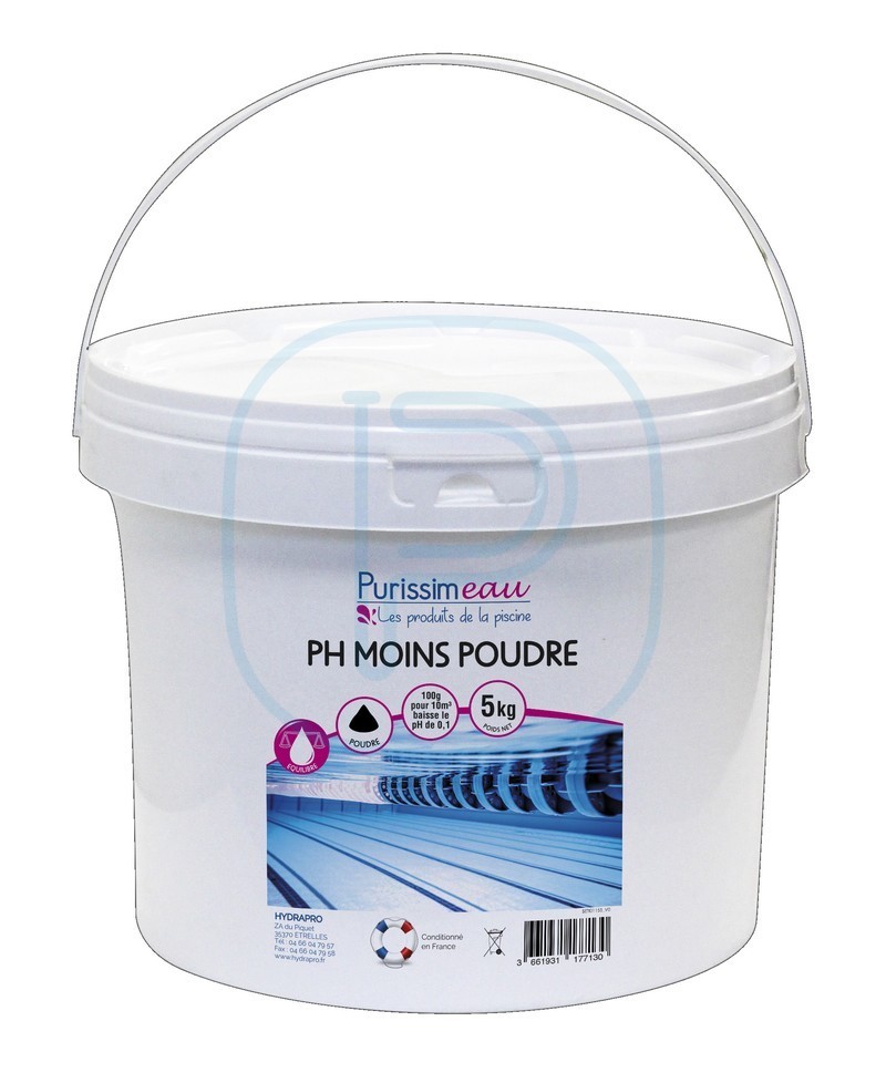 PH moins poudre 5kg - PURISSIMEAU