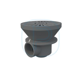 Bonde de fond Ø 170 mm - Gris clair