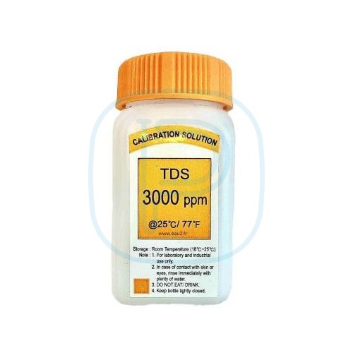 Flacon solution sel étalonnage testeur