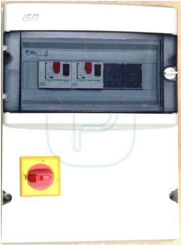 Coffret SR200 deux pompes Relevage/Supresseur 6/10A Tri