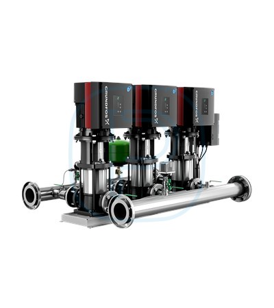 Surpresseur à vitesse variable équipé de 2 à 4 pompes CRE - GRUNDFOS HYDRO MULTI-E 3 CRE10-2 (91048872)