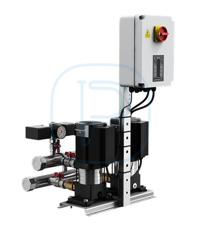 Surpresseur à vitesse fixe équipé de 2 ou 3 pompes CMV - GRUNDFOS HYDRO MULTI-S 2 CMV5-7 (91048601)