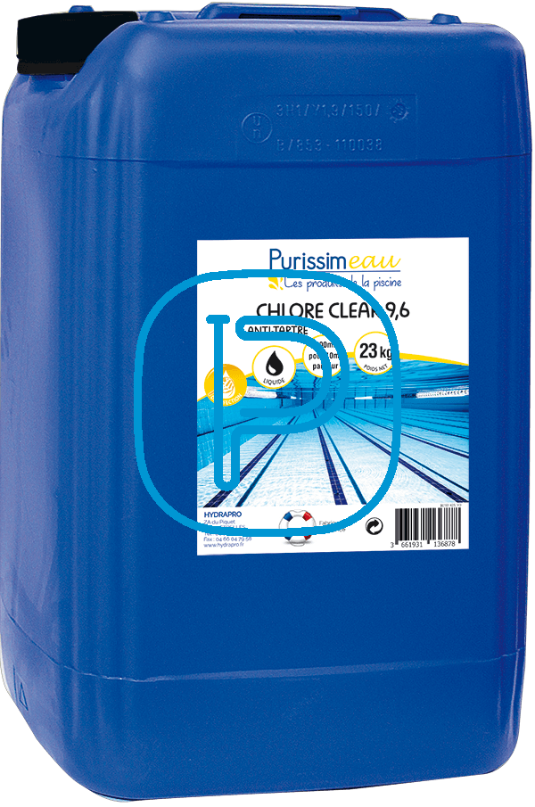 Chlore clear 9.6 - 20L - PURISSIMEAU