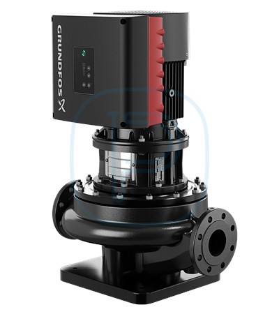 Pompe in-line, corps fonte traitement cataphorèse, à vitesse variable, sans capteur - GRUNDFOS TPE 100-250/2 (99113966)
