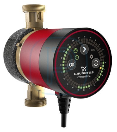 Circulateurs à haut rendement pour eau chaude sanitaire domestique avec TIMER - GRUNDFOS COMFORT 15-14 BXDT PM (99831281)