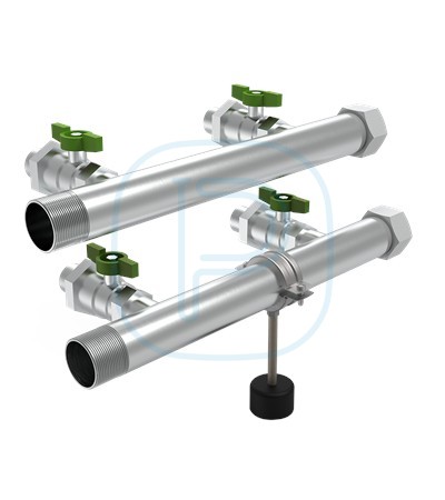Kit collecteur aspiration/refoulement 1" - 1 1/4" pour GRUNDFOS CMBE TWIN (99229453)
