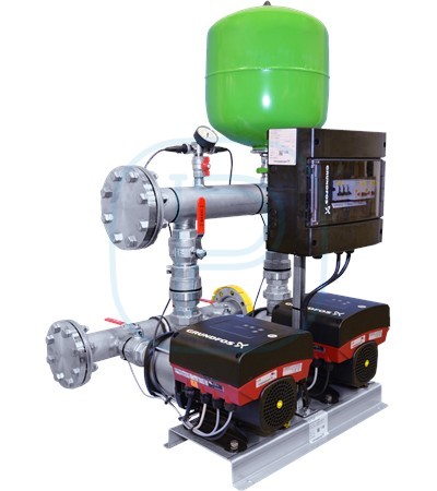 Surpresseur à vitesse variable équipé de 2 à 3 pompes CME - GRUNDFOS HYDRO MULTI-E 2 CME5-6 (91048793)