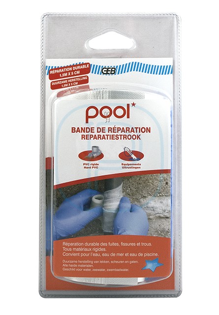 POOL* BANDE DE REPARATION - Bande de 5 cm de large et 1.5 m de long.