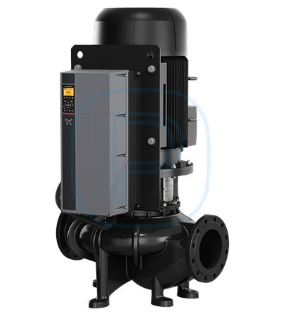 Pompe in-line, corps fonte traitement cataphorèse, à vitesse variable, sans capteur - GRUNDFOS TPE 125-360-NC (99473944)