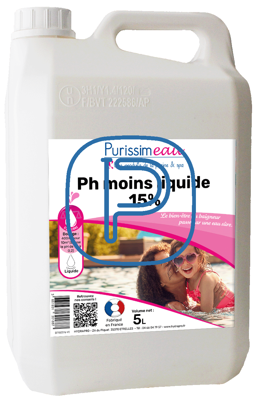 PH moins  liquide 15% 20L - new pools