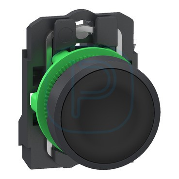 Harmony XB5 - bouton poussoir à impulsion - D=22 - noir - 1F - Push In