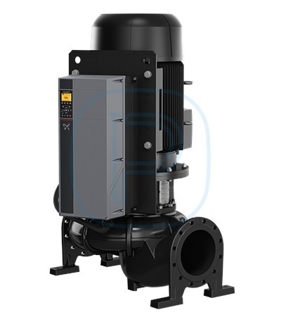 Pompe in-line, corps fonte traitement cataphorèse, à vitesse variable, sans capteur - GRUNDFOS TPE 300-290-NC (99473963)