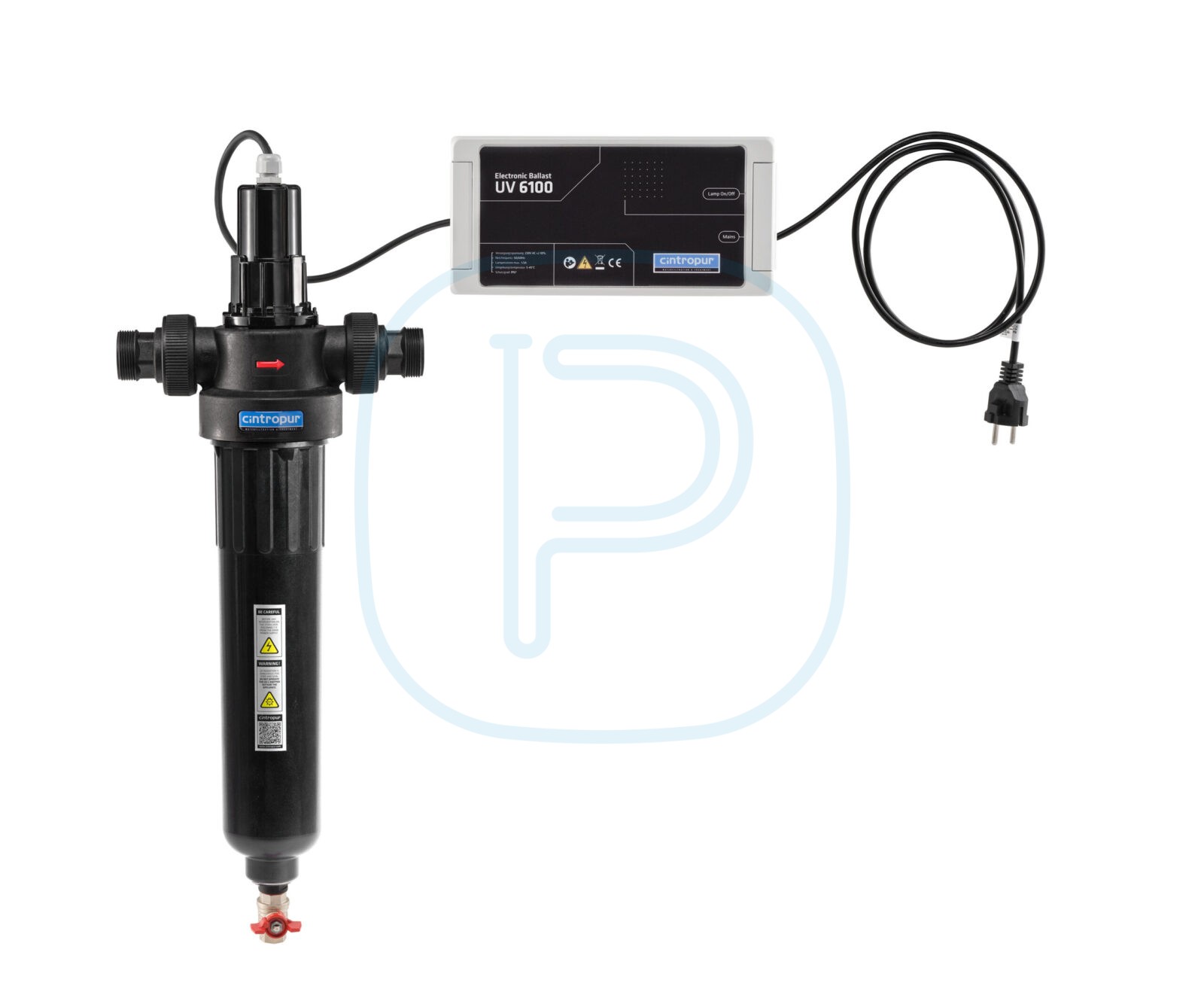 Cintropur stérilisateur UV6100 1" - 60W - débit max : 5.5m3/h