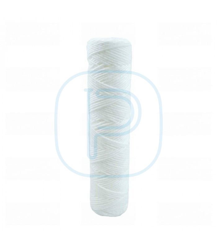 Cartouche bobinée 9" pour filtration finesse 20µ.