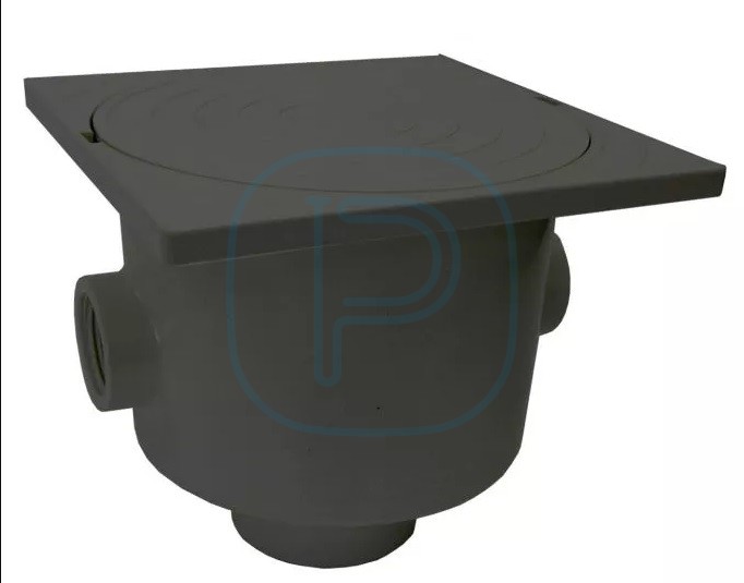 Boîtes de connexion pour coller les tuyaux de Ø 50 mm – Gris anthracite