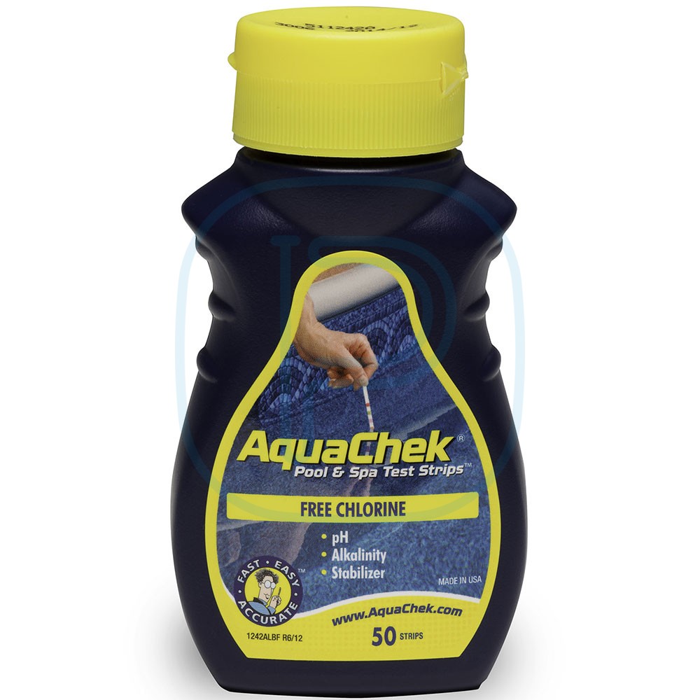 Testeur Aquachek jaune CHL+PH+ALKA C/12