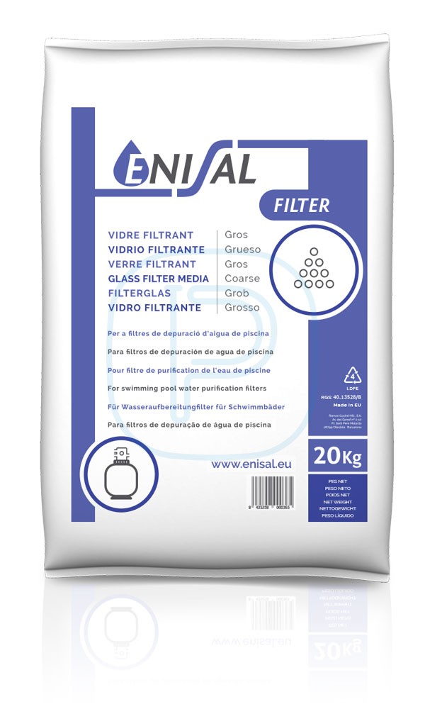 Sac silice verre gros 20 kg