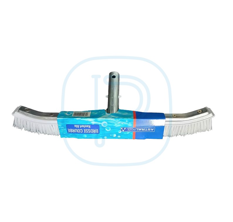 Brosse courbe 450mm à clip