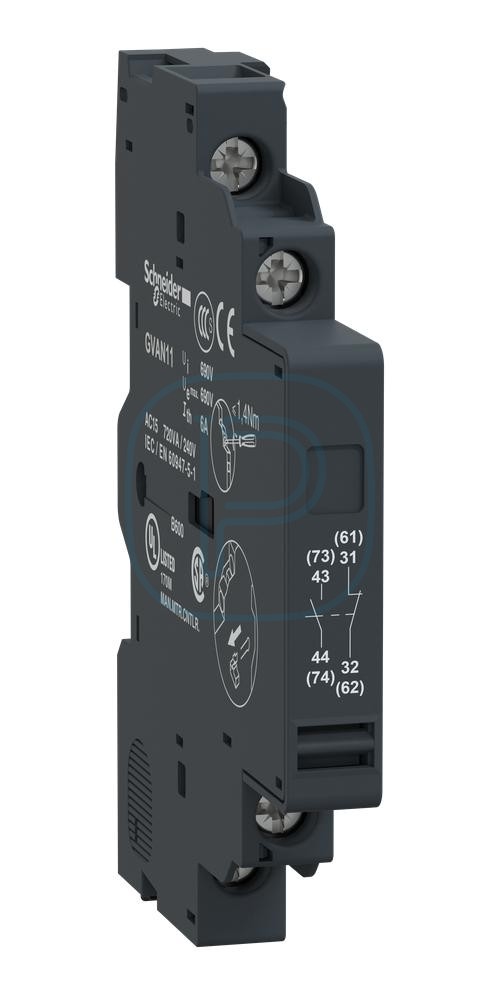 Contact auxilaire lateral pour disj moteur 1no/1nf